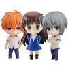 3Pcs Fruits Basket Anime Figure Souma Kyo Honda Tohru Souma Yuki 10Cm Q Version PVC Action - Fruits Basket Shop