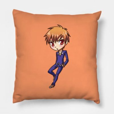 Kyo Sohma Chibi Throw Pillow Official Fruits Basket Merch