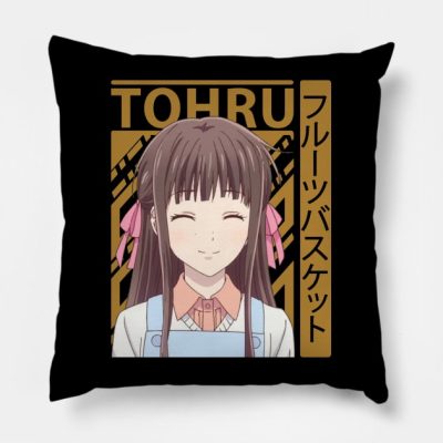 Tohru Fruits Basket Throw Pillow Official Fruits Basket Merch