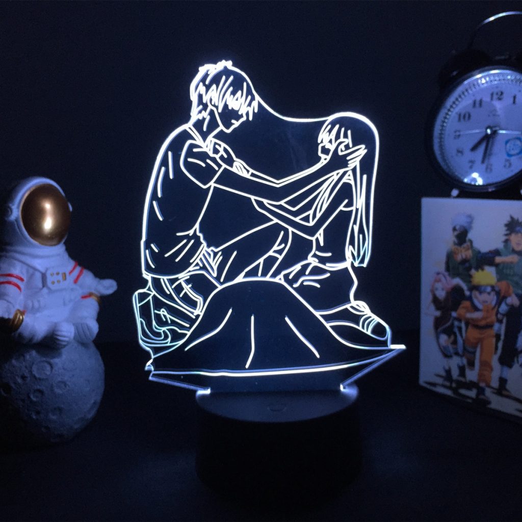 7 16Color Led 3D lamp Anime Fruits Basket Figure Honda Tohru and Sohma Kyo for Bedroom - Fruits Basket Shop