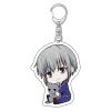 Anime Fruit Basket Key Chain Acrylic Cartoon Figure keychains Metal Holder Key Ring Pendant Jewelry Gift 4 - Fruits Basket Shop