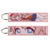 Fruit Basket Anime Cute Embroidery Key Fobs Key Tag For Motorcycles Cars Backpack Chaveiro Keychain Fashion 3 - Fruits Basket Shop