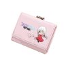 Fruits Basket Kawaii Short Wallets Anime ID Card Holder Women Coins Purses Small Pink Money Bags 1 - Fruits Basket Shop