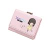 Fruits Basket Kawaii Short Wallets Anime ID Card Holder Women Coins Purses Small Pink Money Bags 3 - Fruits Basket Shop