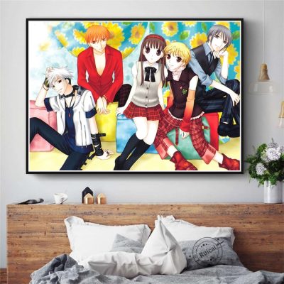Fruits Basket Poster Canvas Painting Print Wall Art Pictures For Living Room Coffee House Bar Home.jpg 640x640 - Fruits Basket Shop