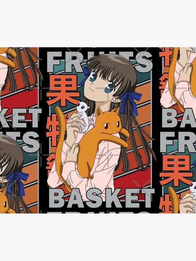 Tohru Honda Fruits Basket Furutsu Basuketto Vintage Color Palette Design Tapestry Official Fruits Basket Merch