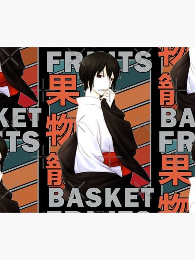 Akito Sohma Fruits Basket Furutsu Basuketto Vintage Color Palette Design Tapestry Official Fruits Basket Merch